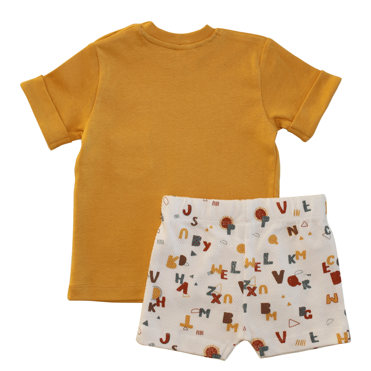 Luftiges Sommerset bestehend aus kurze Hose und Shirt  aus Bio-Baumwolle