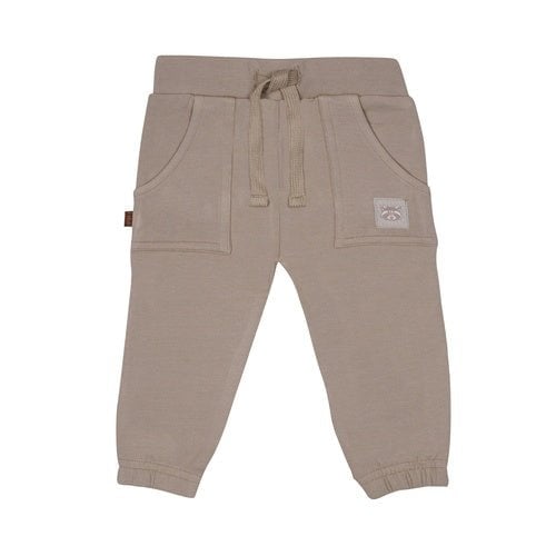 Bequeme Hose mit Taschen in taupe