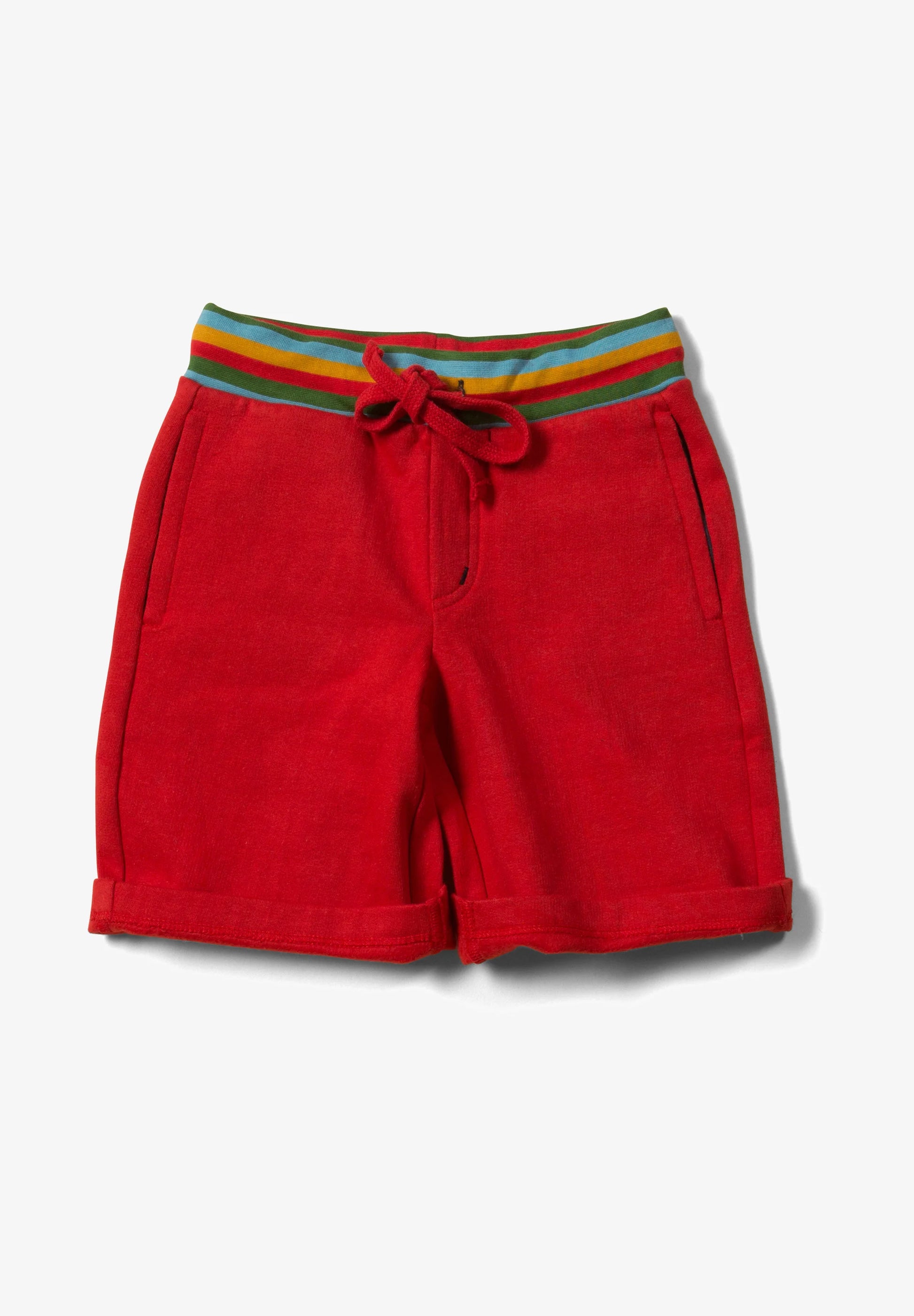 Little Green Radicals Red Marl Comfy Jogger Shorts